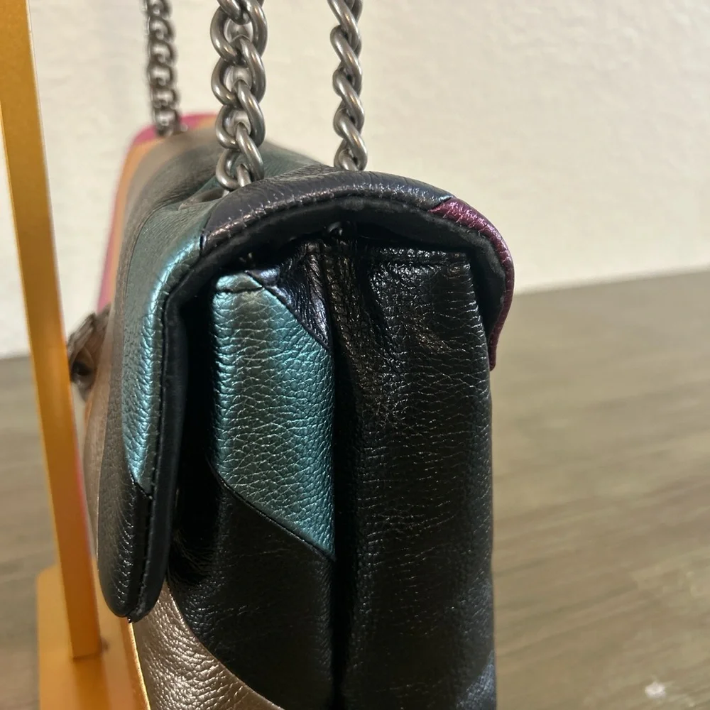 Kurt Geiger Kensington Multicolor Striped Women's Bag - Picture 5 of 9